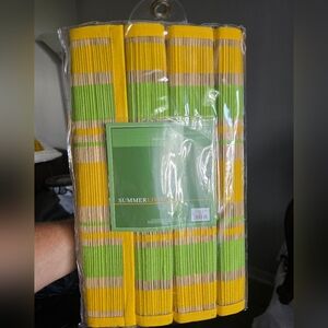 New! Bamboo Placemat & Napkin Set